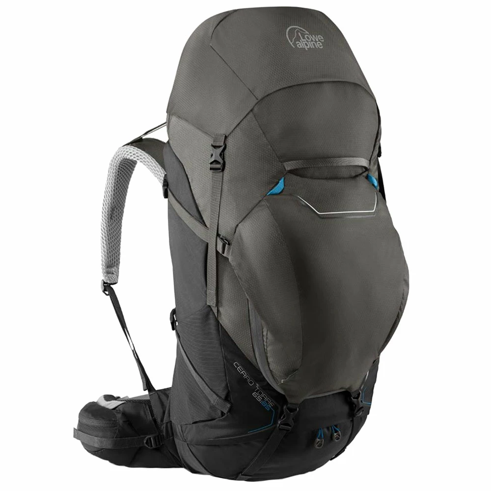 Lowe Alpine Cerro Torre 65+20 Tourenrucksack Black/Greyhound Damen, Herren 3 Lowe Alpine Cerro Torre 65+20 Tourenrucksack Black/Greyhound Damen, Herren
