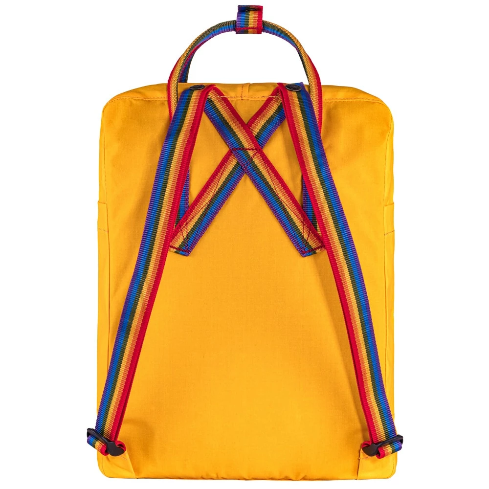 Fjällräven Kanken Tagesrucksack Warm Yellow/Rainbow Pattern Damen, Herren 4 Fjällräven Kanken Tagesrucksack Warm Yellow/Rainbow Pattern Damen, Herren – Bild 2