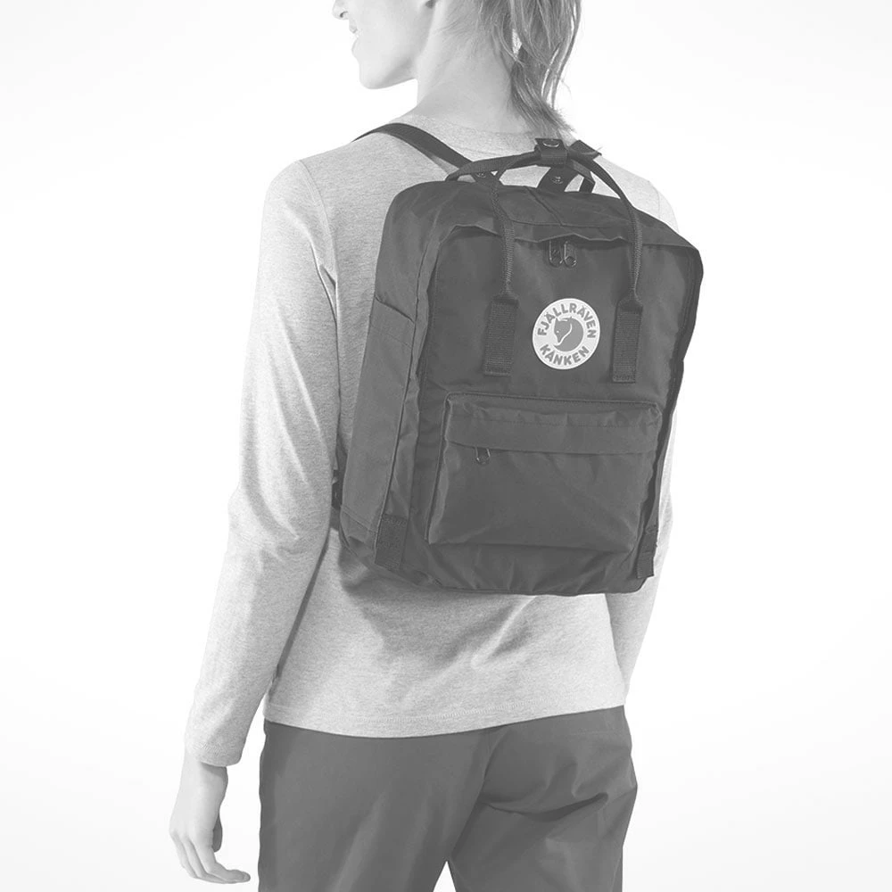 Fjällräven Kanken Freizeit-Rucksack Black Damen, Herren 4 Fjällräven Kanken Freizeit-Rucksack Black Damen, Herren – Bild 2