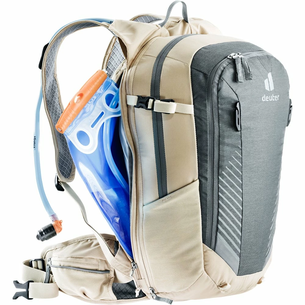 Deuter Compact EXP 14 Fahrradrucksack Teal/Sand Damen, Herren 4 Deuter Compact EXP 14 Fahrradrucksack Teal/Sand Damen, Herren – Bild 2